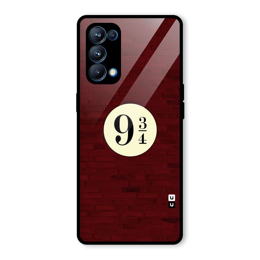 Red Wall Express Glass Back Case for Oppo Reno5 Pro 5G