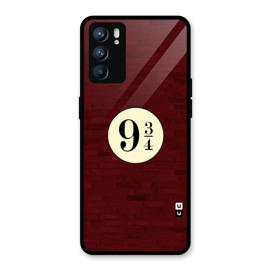 Red Wall Express Glass Back Case for Oppo Reno6 5G