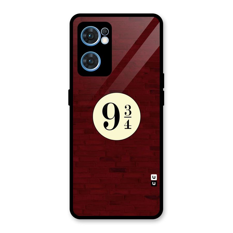 Red Wall Express Glass Back Case for Oppo Reno7 5G