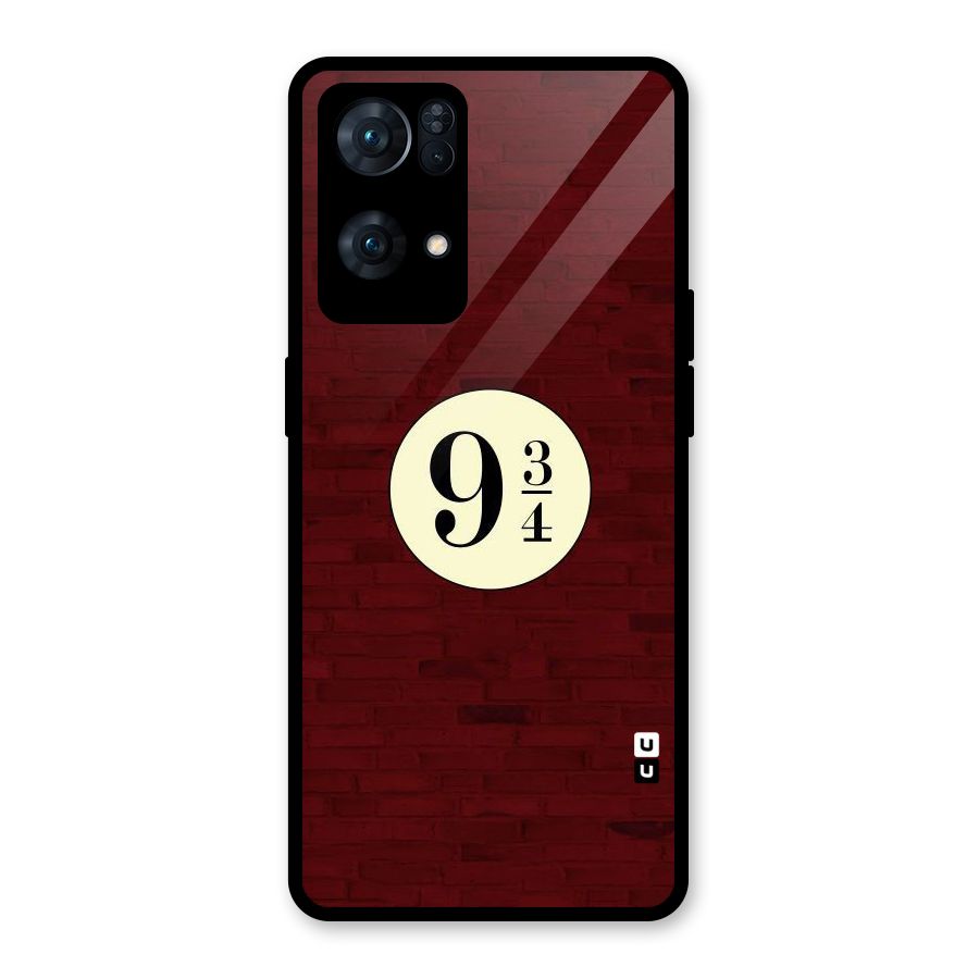 Red Wall Express Glass Back Case for Oppo Reno7 Pro 5G