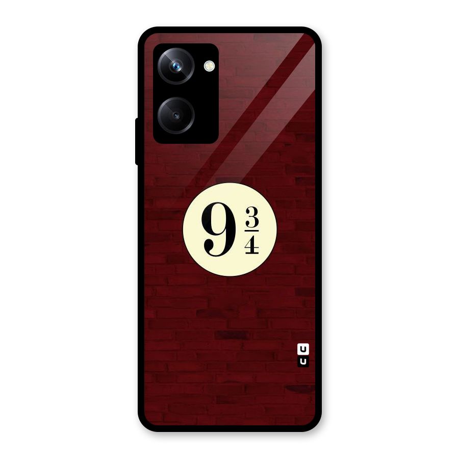Red Wall Express Glass Back Case for Realme 10 Pro