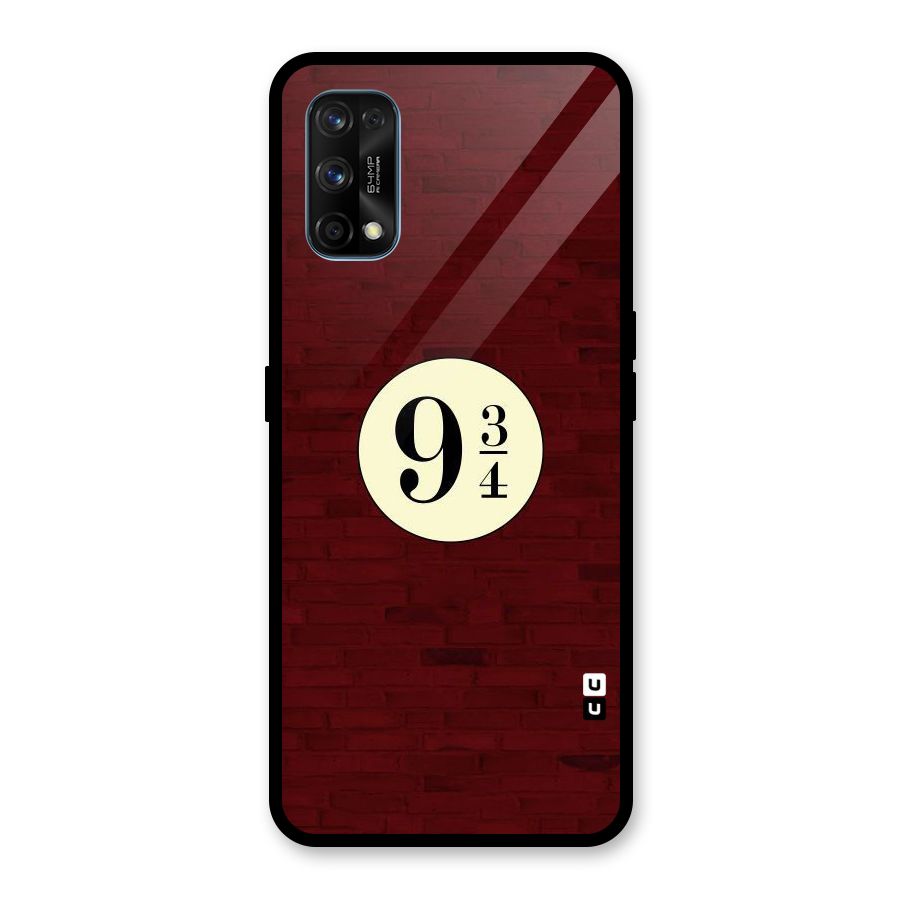 Red Wall Express Glass Back Case for Realme 7 Pro