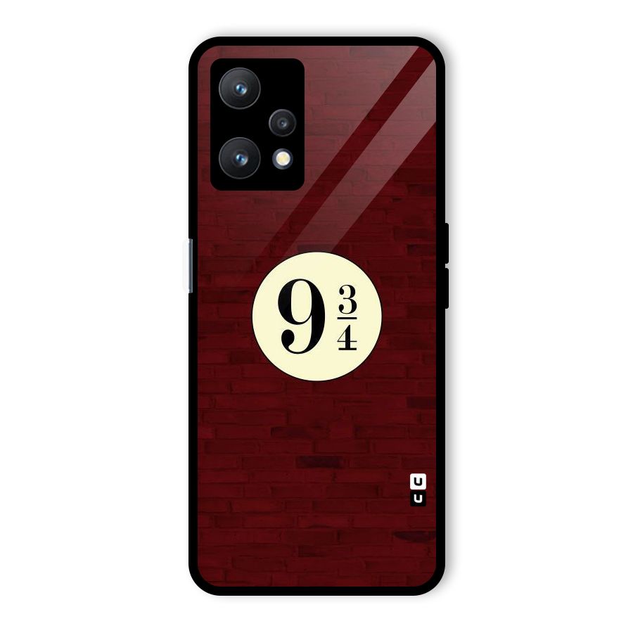 Red Wall Express Glass Back Case for Realme 9 Pro 5G