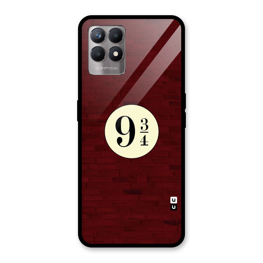 Red Wall Express Glass Back Case for Realme Narzo 50