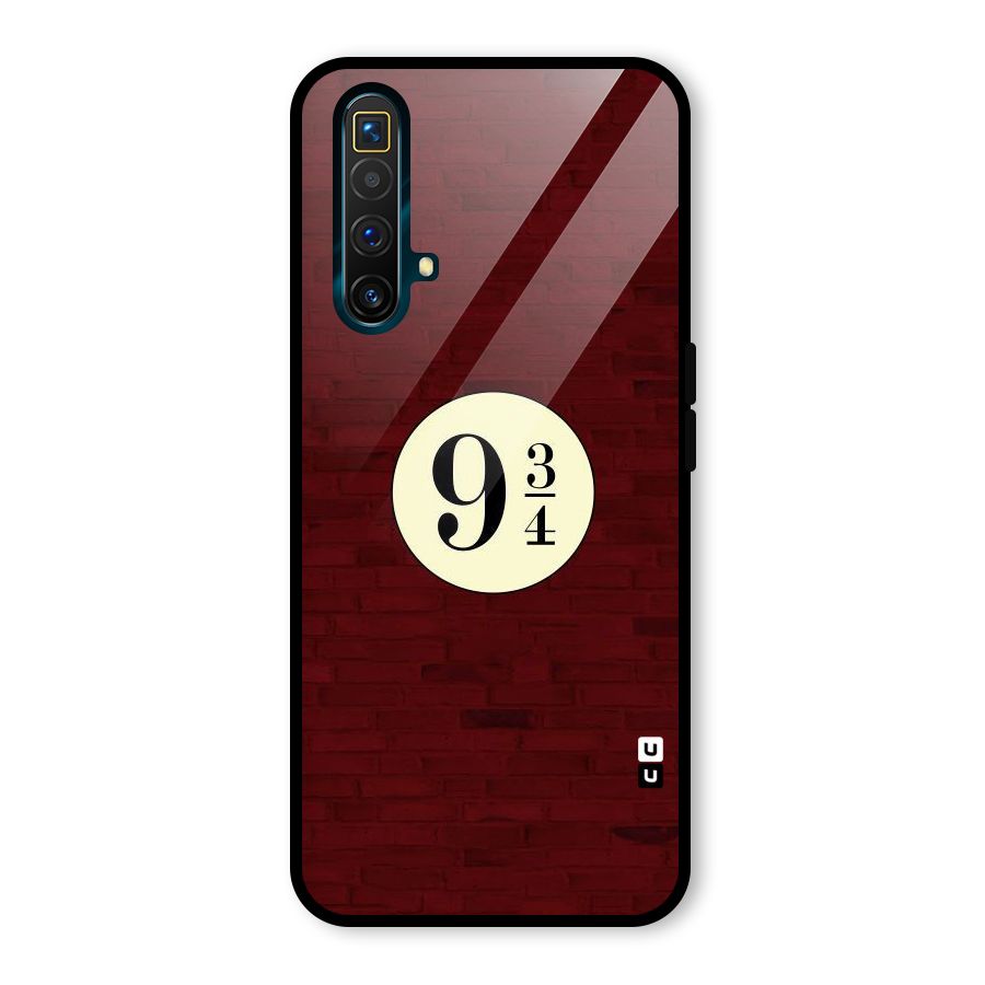 Red Wall Express Glass Back Case for Realme X3