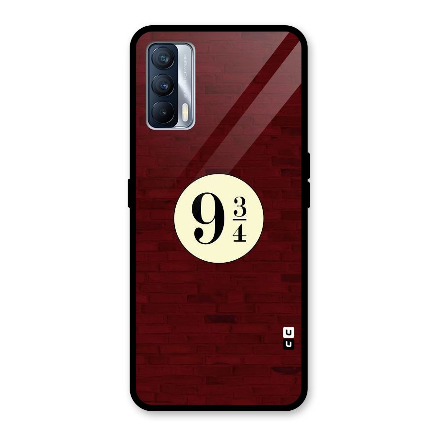 Red Wall Express Glass Back Case for Realme X7