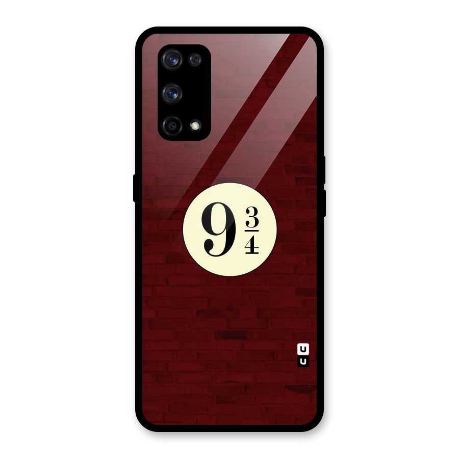 Red Wall Express Glass Back Case for Realme X7 Pro