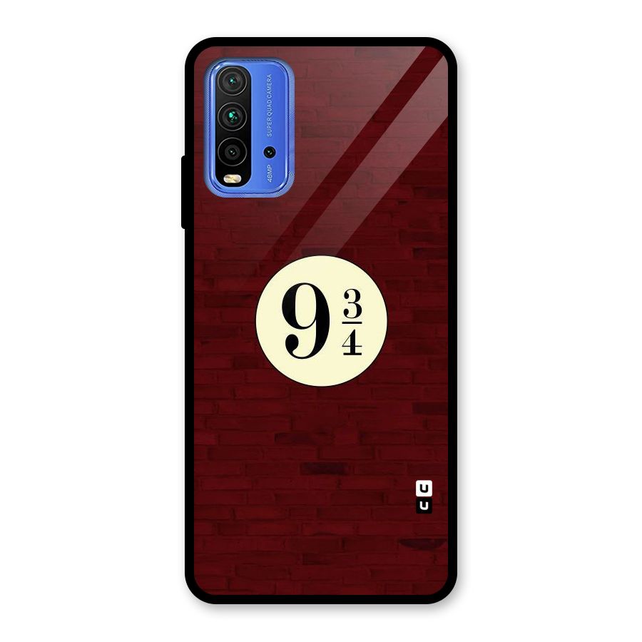 Red Wall Express Glass Back Case for Redmi 9 Power