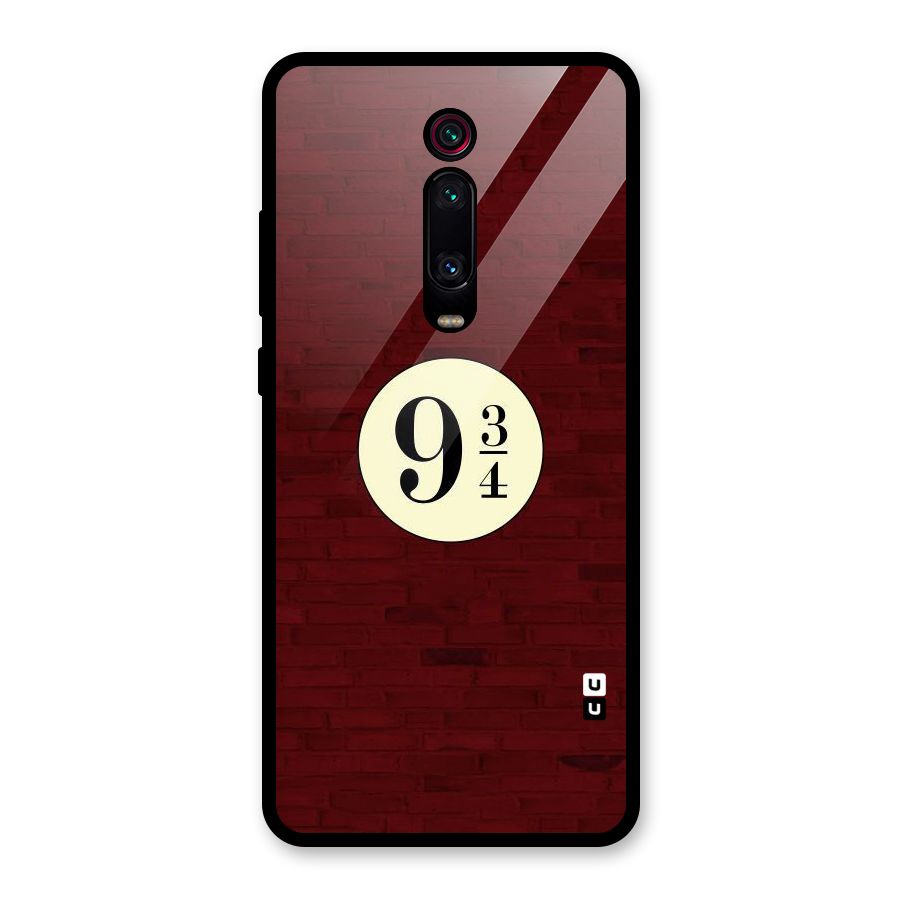 Red Wall Express Glass Back Case for Redmi K20