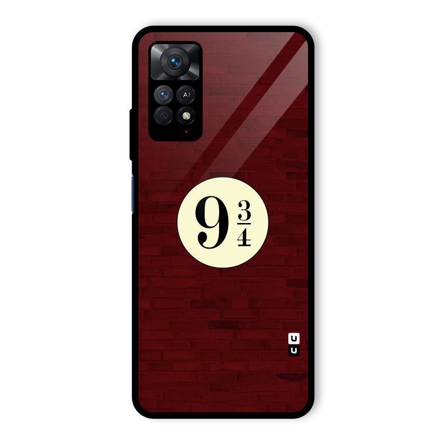 Red Wall Express Glass Back Case for Redmi Note 11 Pro