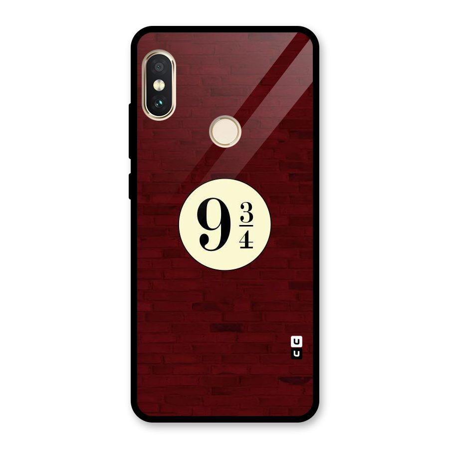 Red Wall Express Glass Back Case for Redmi Note 5 Pro