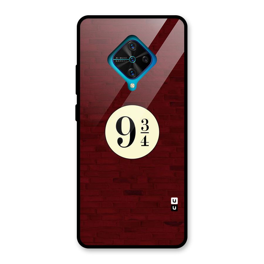 Red Wall Express Glass Back Case for Vivo S1 Pro