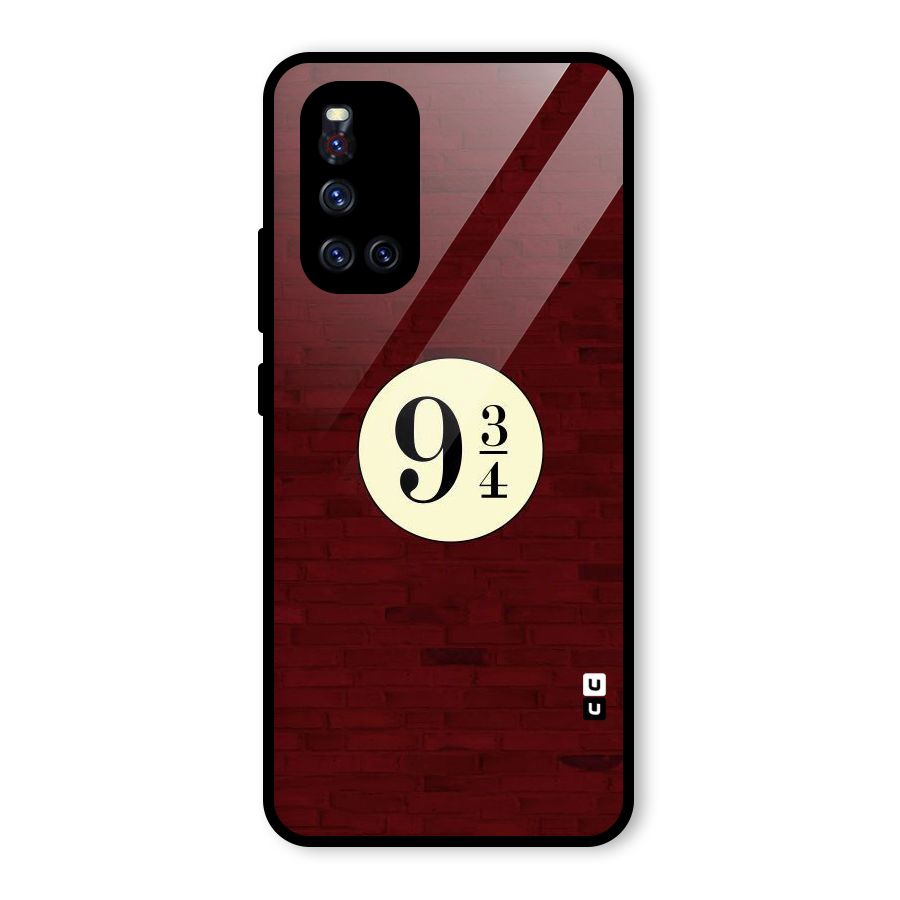Red Wall Express Glass Back Case for Vivo V19