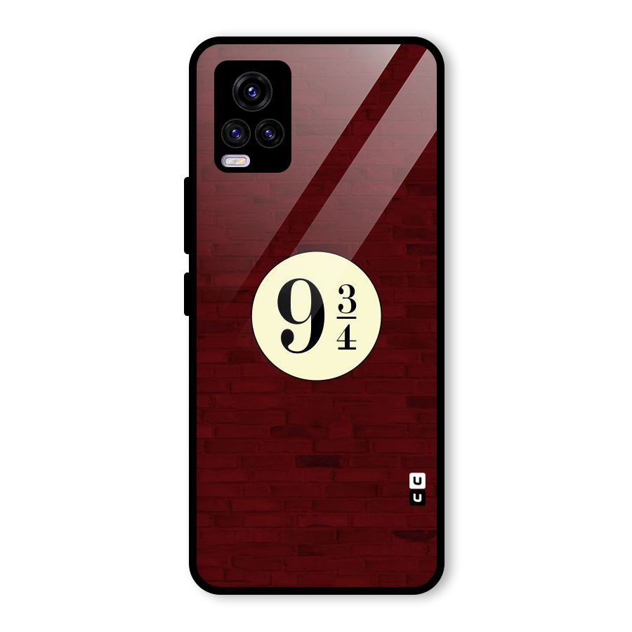 Red Wall Express Glass Back Case for Vivo V20