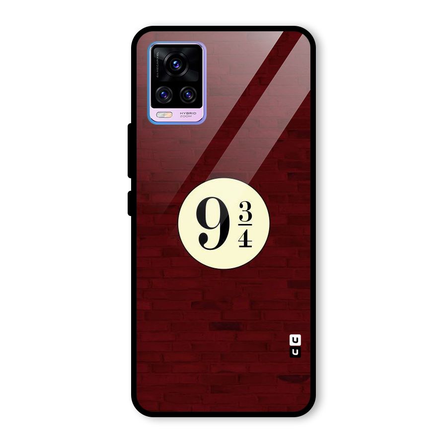 Red Wall Express Glass Back Case for Vivo V20 Pro