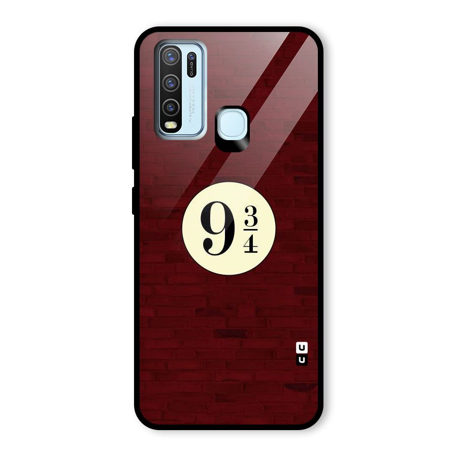 Red Wall Express Glass Back Case for Vivo Y50