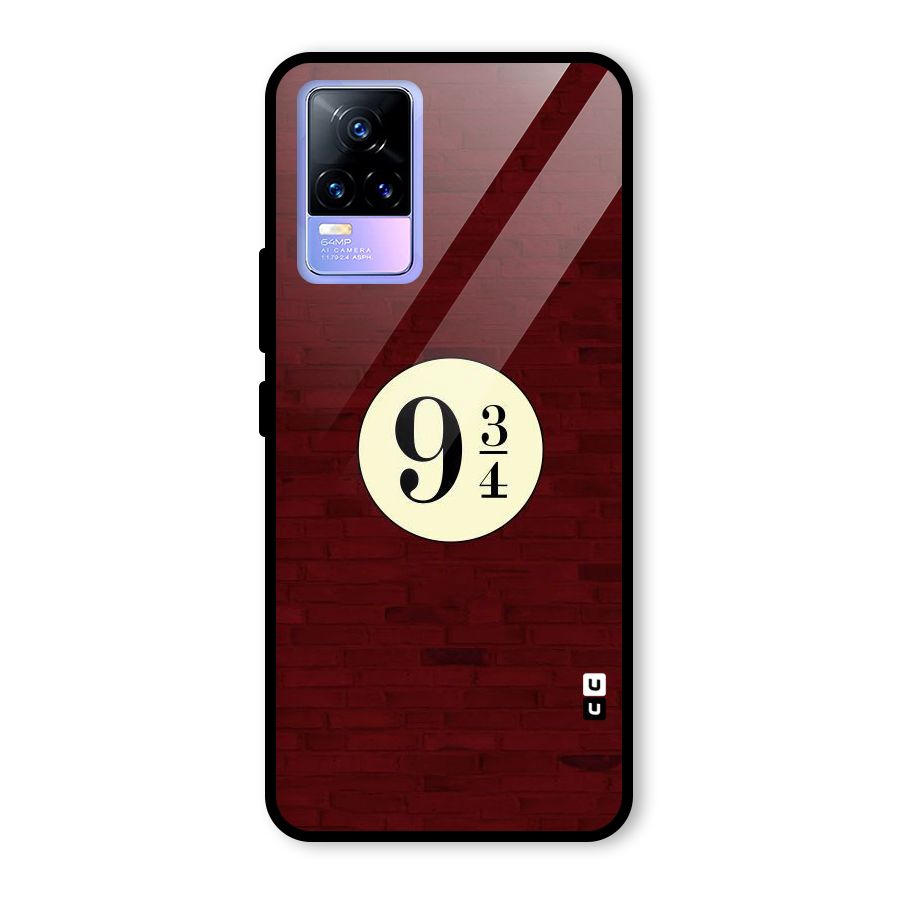 Red Wall Express Glass Back Case for Vivo Y73