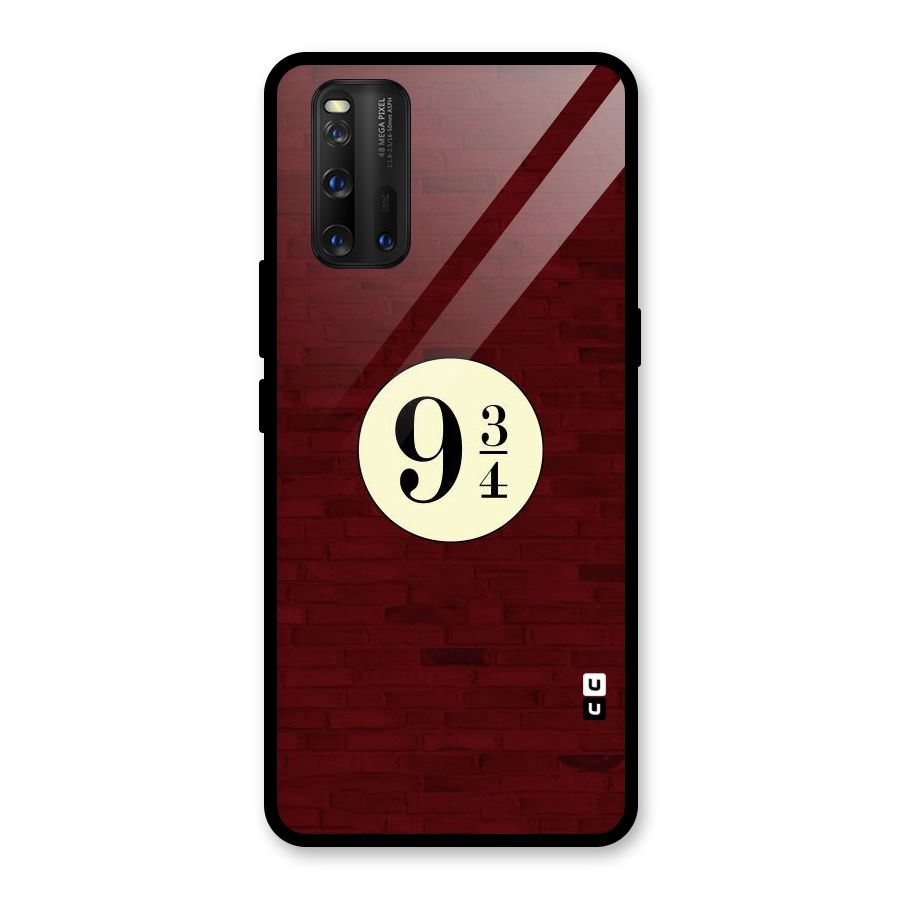 Red Wall Express Glass Back Case for Vivo iQOO 3
