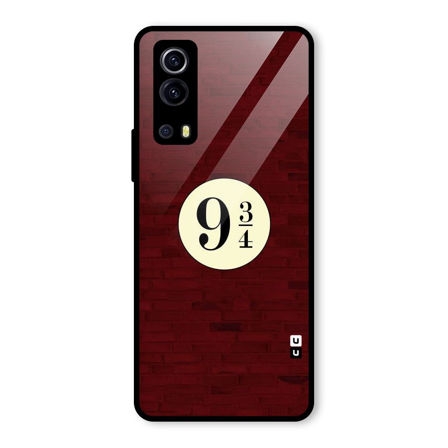 Red Wall Express Glass Back Case for Vivo iQOO Z3