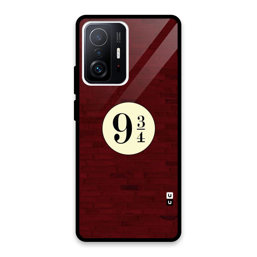 Red Wall Express Glass Back Case for Xiaomi 11T Pro