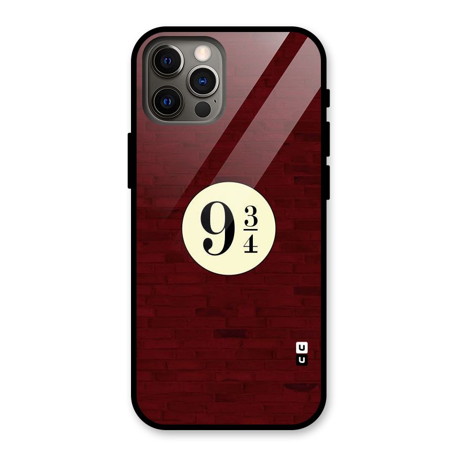 Red Wall Express Glass Back Case for iPhone 12 Pro