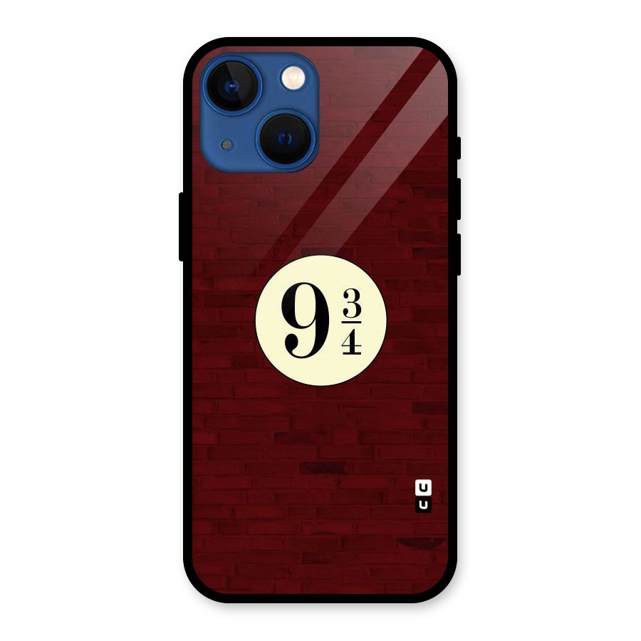 Red Wall Express Glass Back Case for iPhone 13 Mini