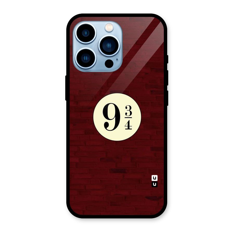 Red Wall Express Glass Back Case for iPhone 13 Pro