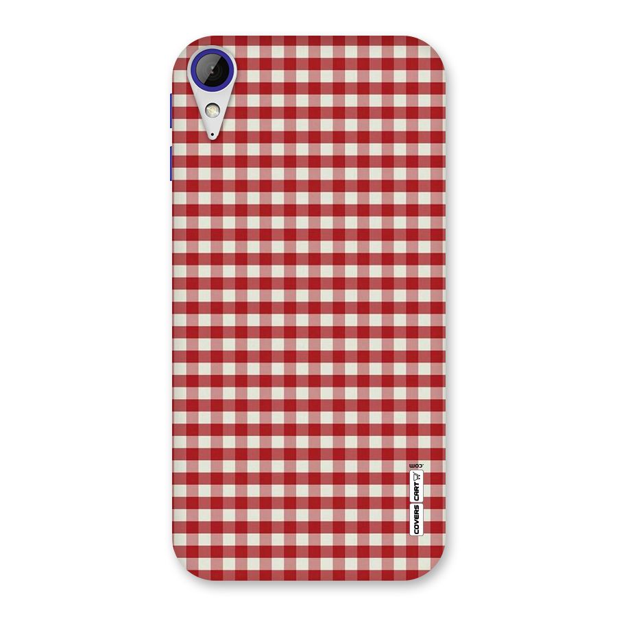 Red White Check Back Case for Desire 830