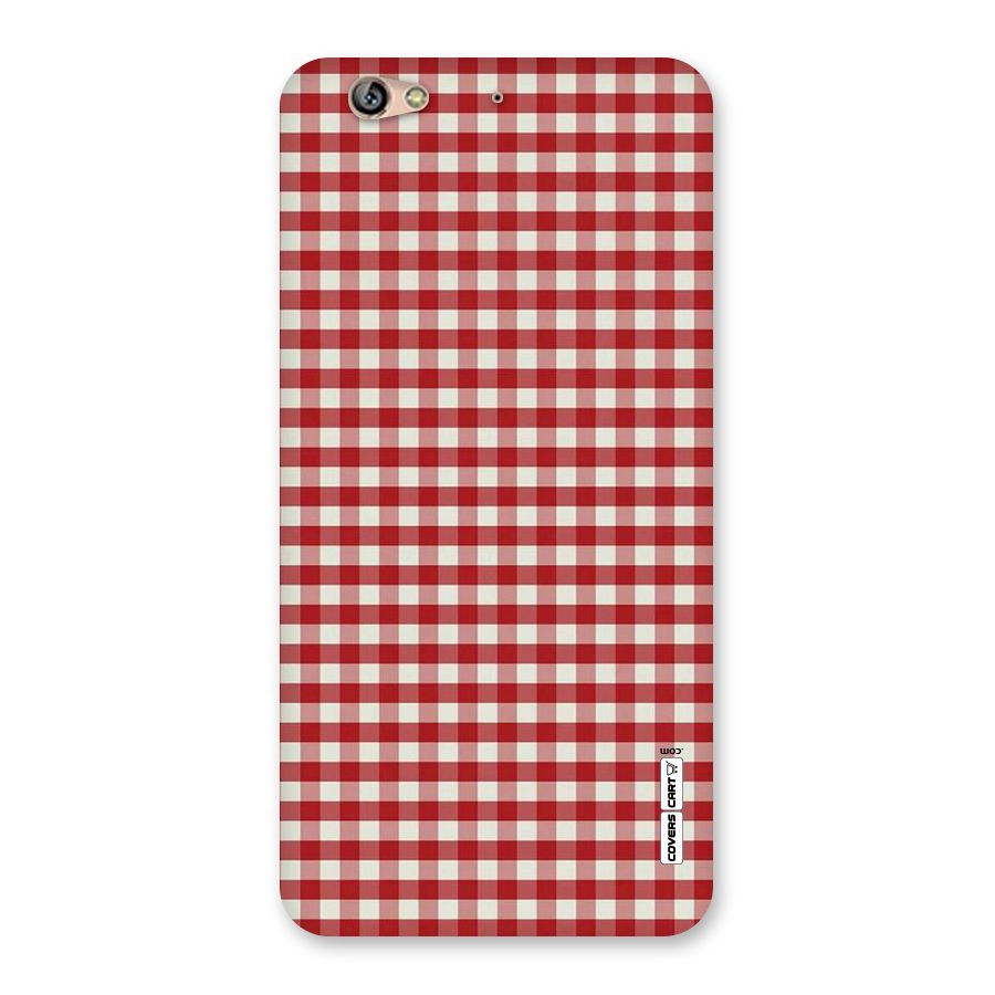 Red White Check Back Case for Gionee S6