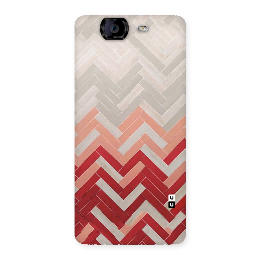 Reds and Greys Back Case for Canvas Knight A350