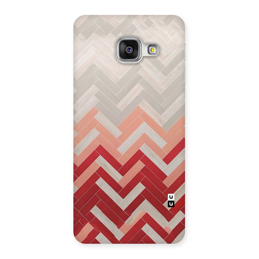 Reds and Greys Back Case for Galaxy A3 2016