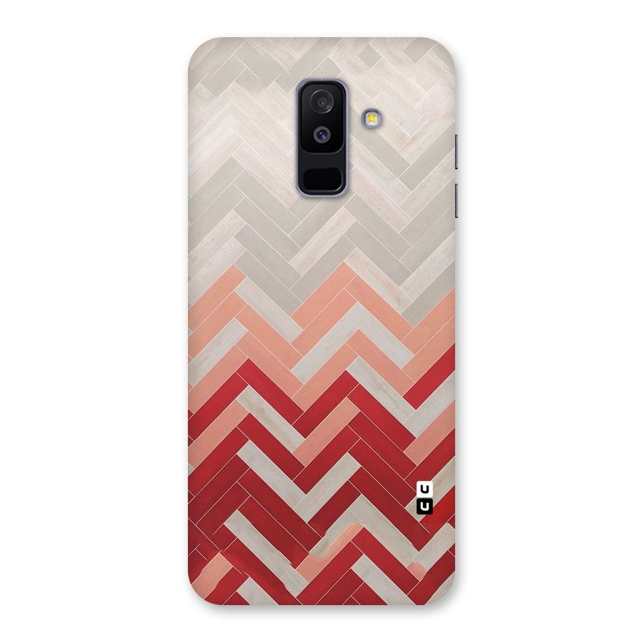 Reds and Greys Back Case for Galaxy A6 Plus