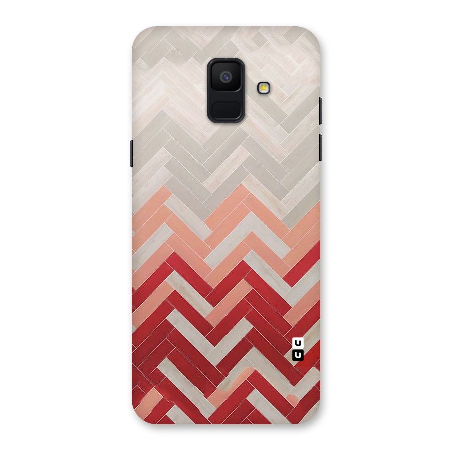 Reds and Greys Back Case for Galaxy A6 (2018)