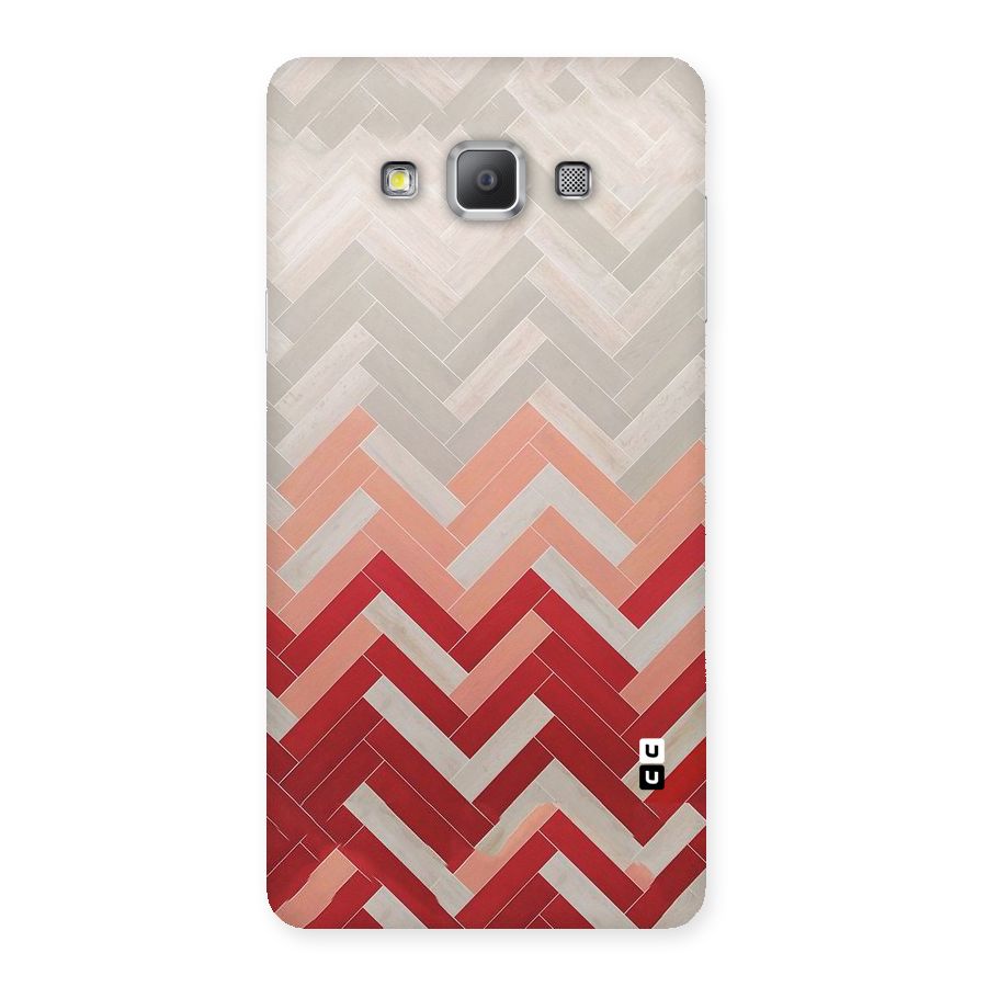 Reds and Greys Back Case for Galaxy A7