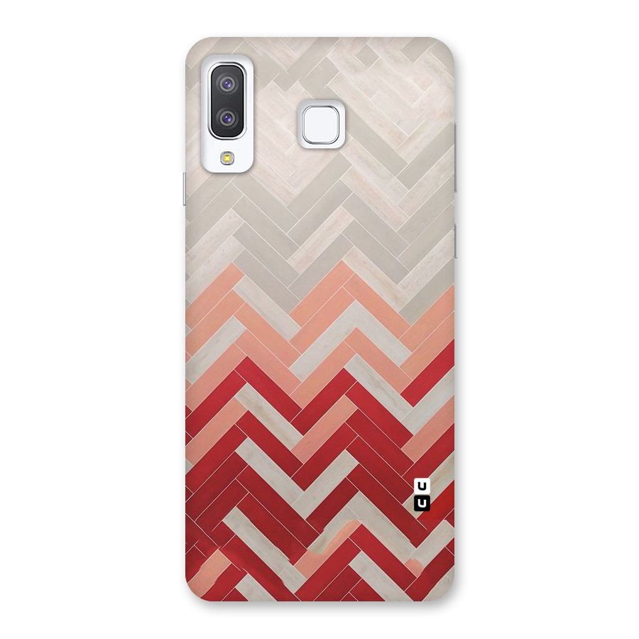 Reds and Greys Back Case for Galaxy A8 Star