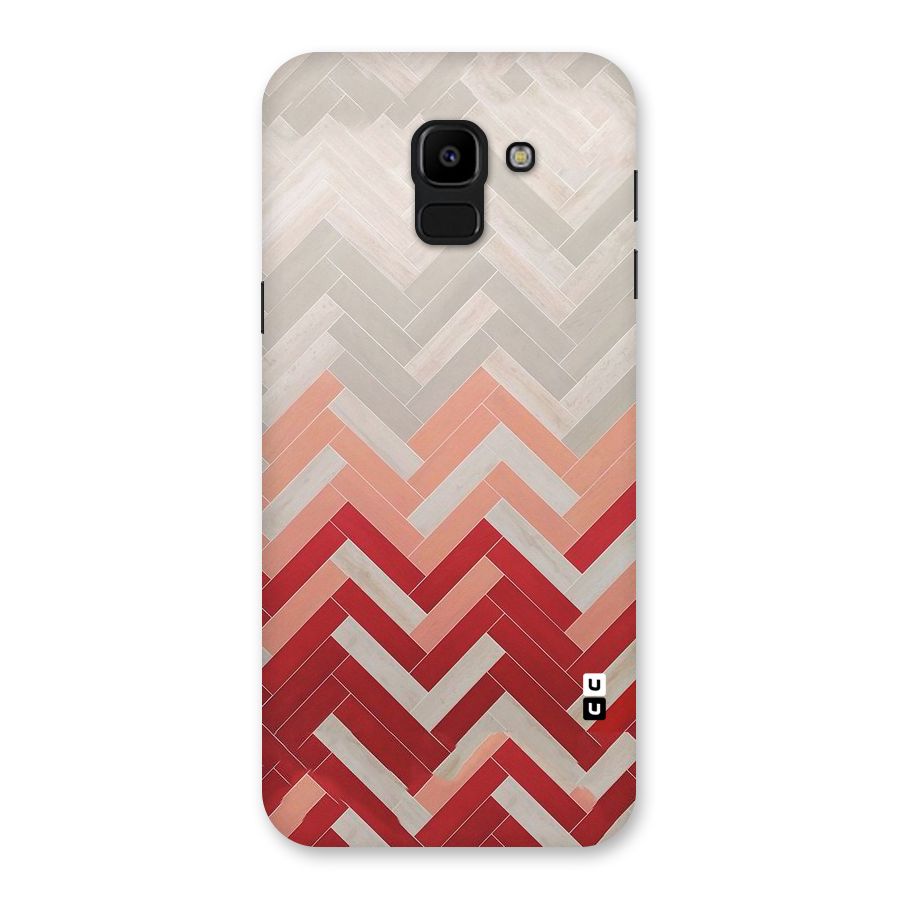 Reds and Greys Back Case for Galaxy J6