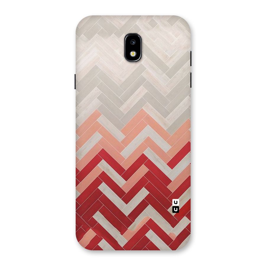 Reds and Greys Back Case for Galaxy J7 Pro