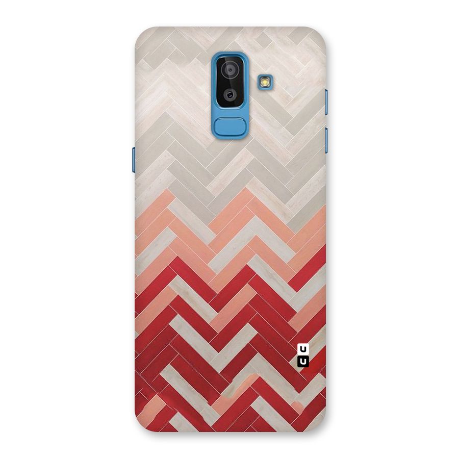 Reds and Greys Back Case for Galaxy J8
