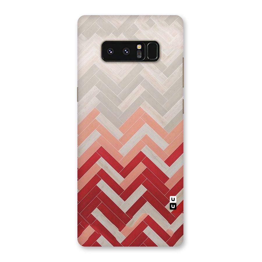 Reds and Greys Back Case for Galaxy Note 8
