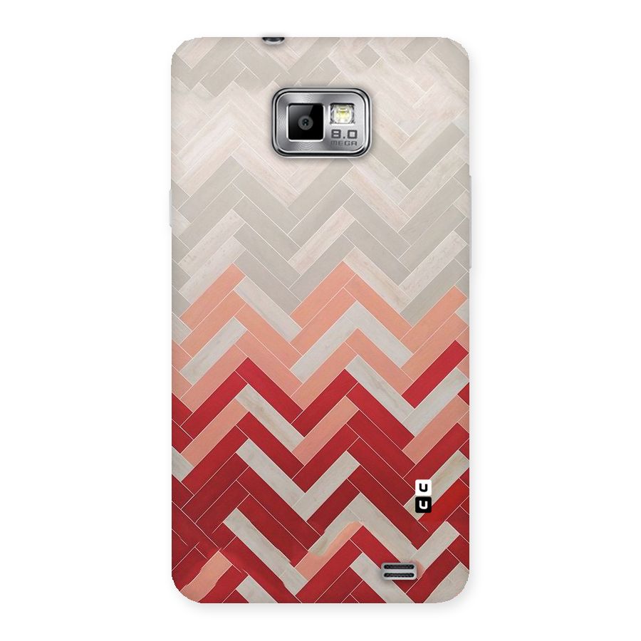 Reds and Greys Back Case for Galaxy S2