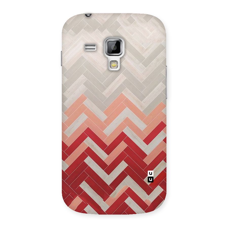 Reds and Greys Back Case for Galaxy S Duos
