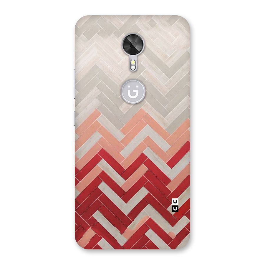 Reds and Greys Back Case for Gionee A1
