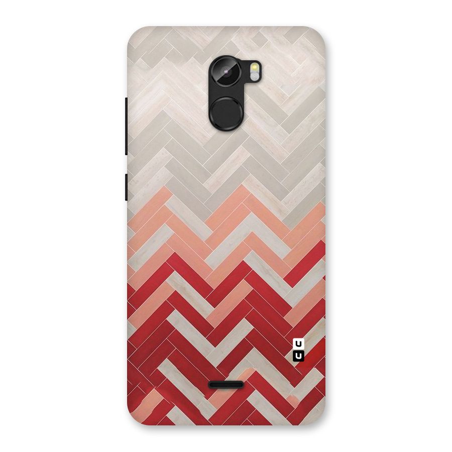 Reds and Greys Back Case for Gionee X1