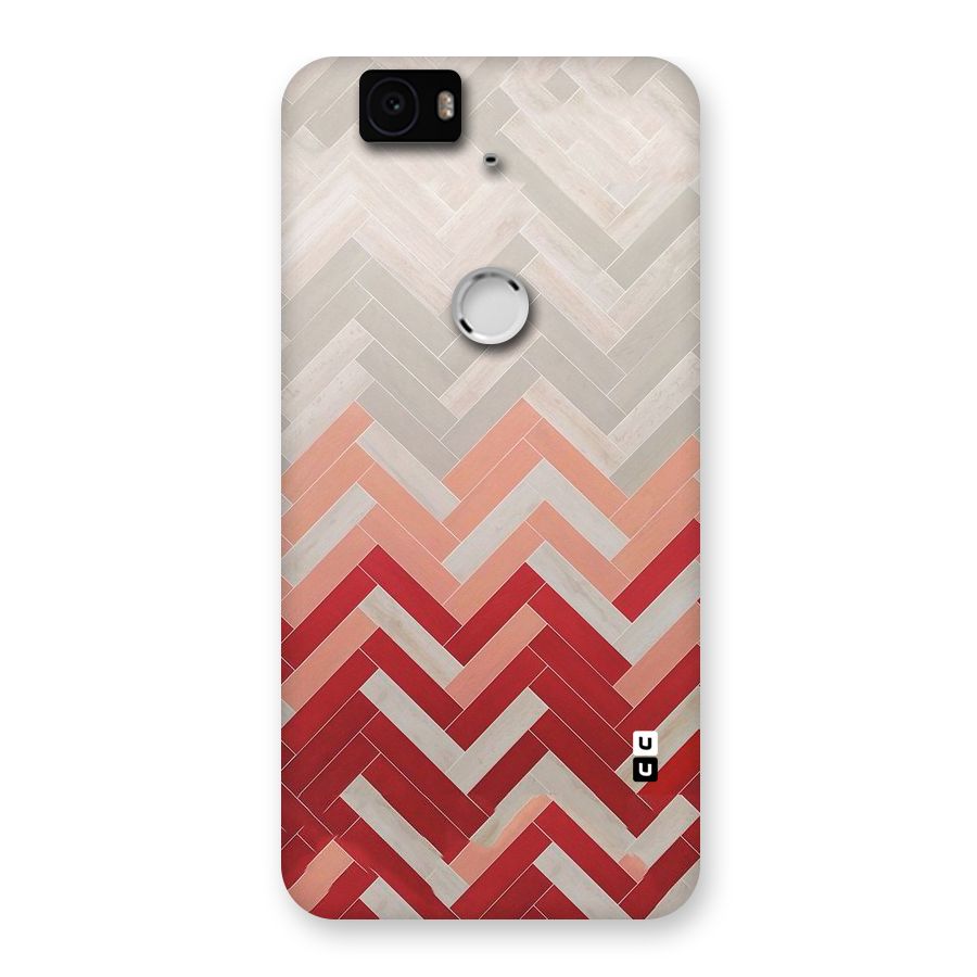 Reds and Greys Back Case for Google Nexus-6P