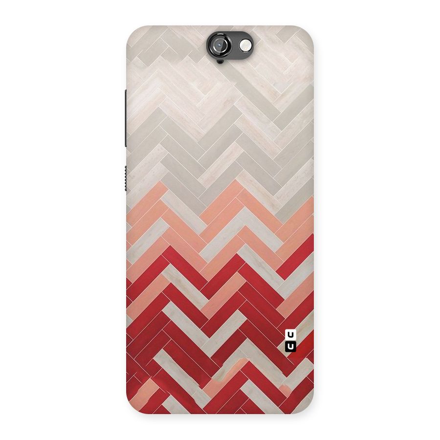 Reds and Greys Back Case for HTC One A9
