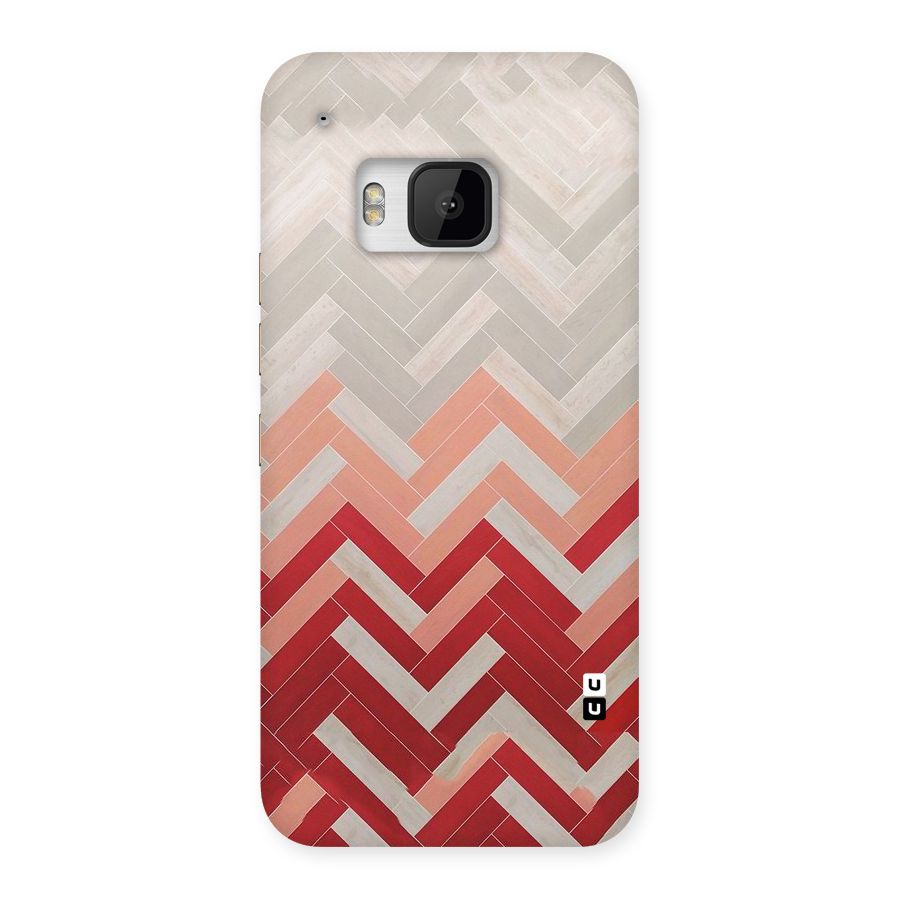 Reds and Greys Back Case for HTC One M9