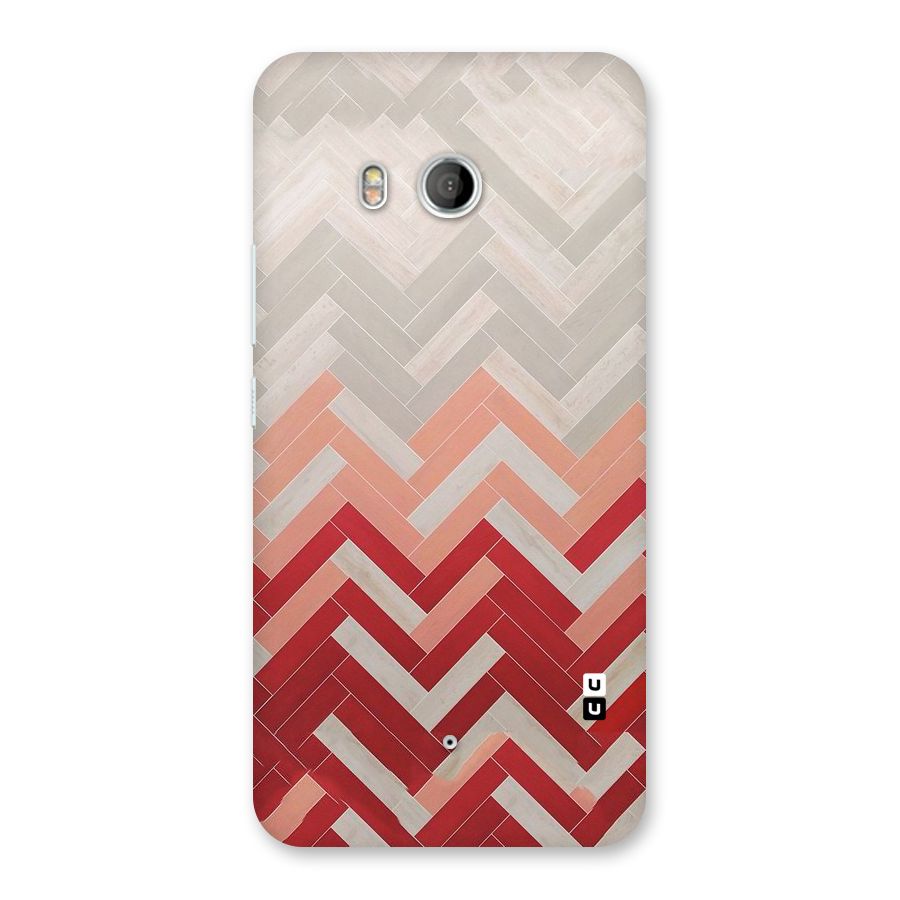 Reds and Greys Back Case for HTC U11