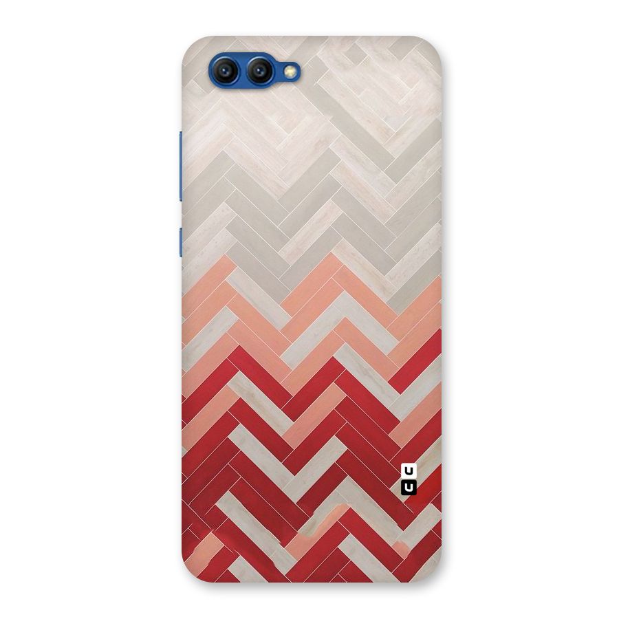 Reds and Greys Back Case for Honor View 10