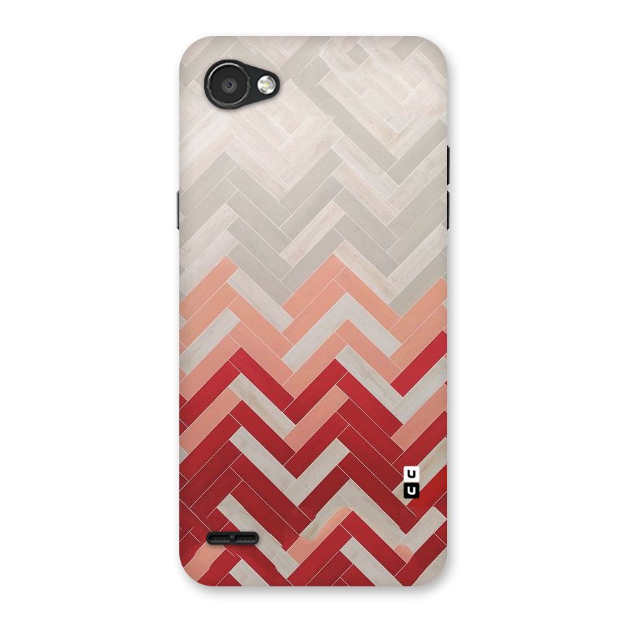 Reds and Greys Back Case for LG Q6