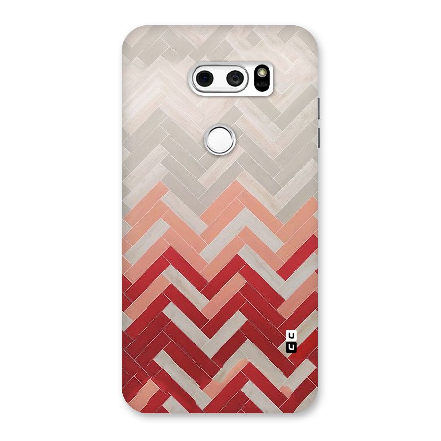 Reds and Greys Back Case for LG V30